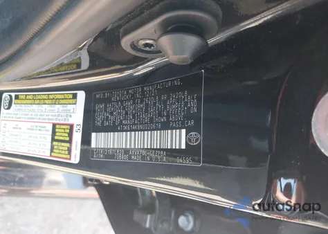 2022 Toyota Camry Xse from USA, damaged, VIN 4T1K61AK8NU020618